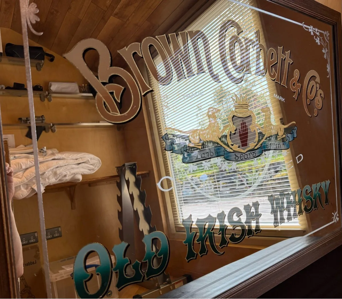 Pub Mirror Brown Corbett & Co - Image 3