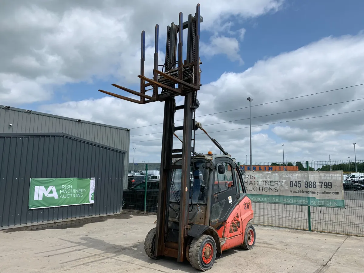 BID ONLINE NOW - 2007 LINDE 4T GAS FORKLIFT - Image 1