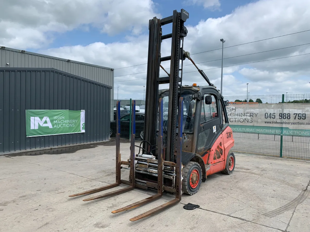 BID ONLINE NOW - 2007 LINDE 4T GAS FORKLIFT - Image 2