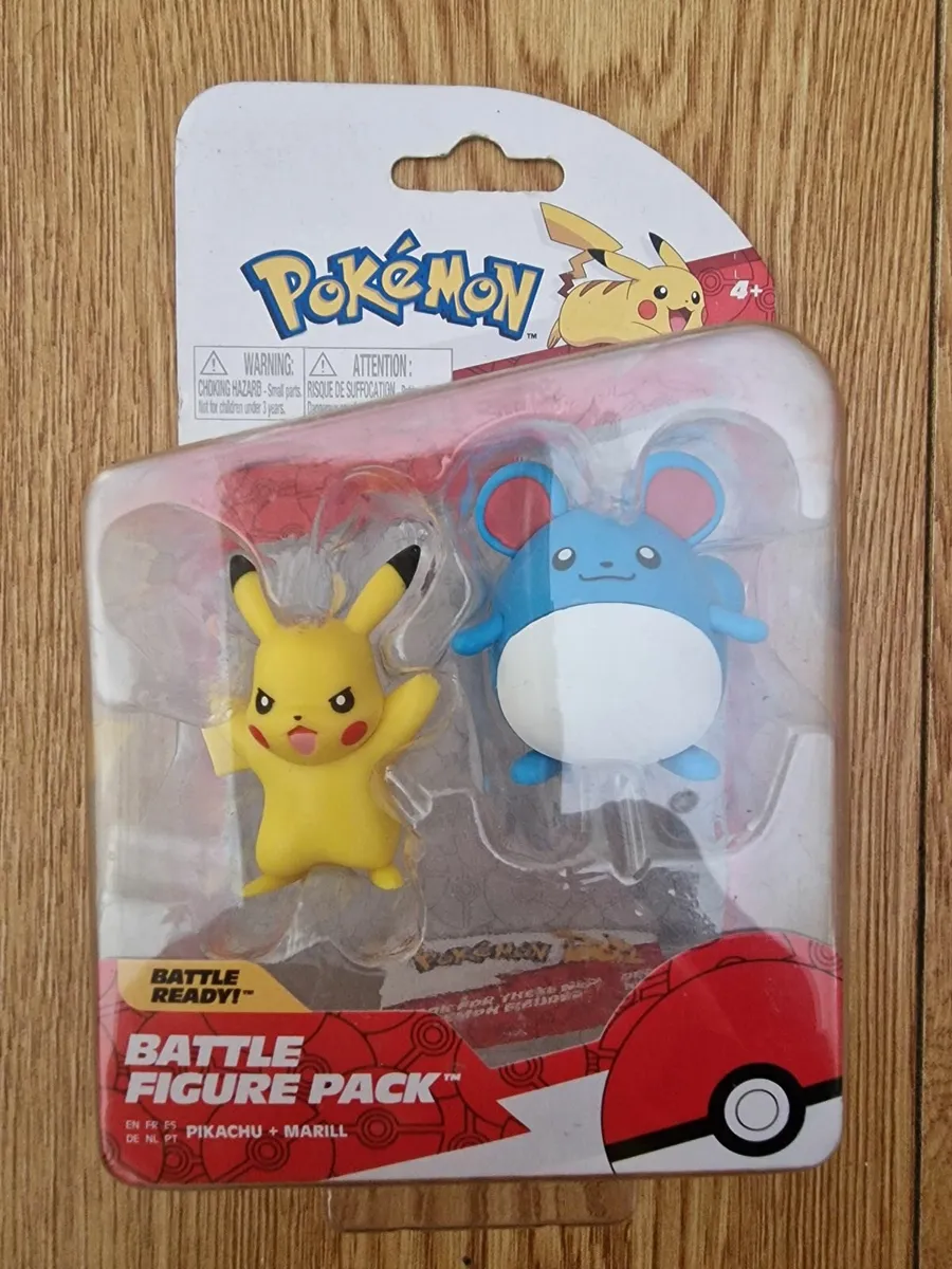 Pokémon Battle Figure Pack – Marill and Pikachu - Image 1