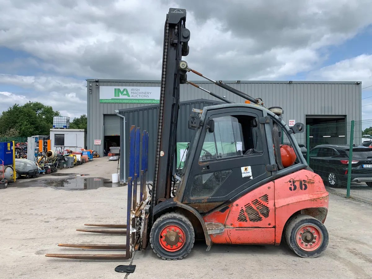 BID ONLINE NOW - 2007 LINDE 4T GAS FORKLIFT - Image 3