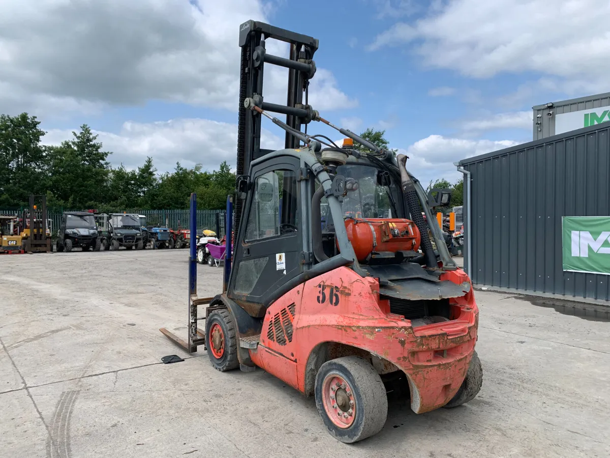 BID ONLINE NOW - 2007 LINDE 4T GAS FORKLIFT - Image 4