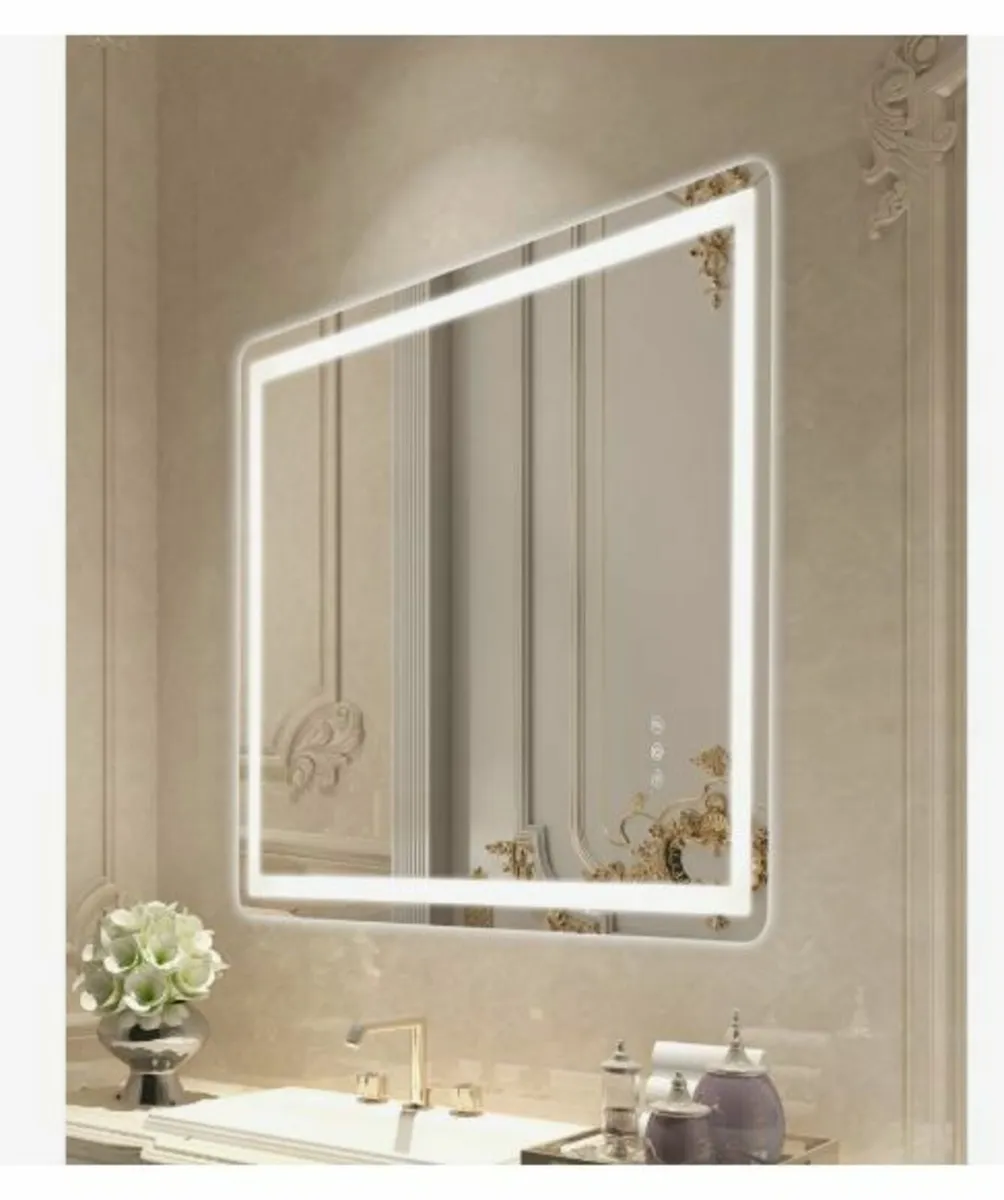 Bathroom Mirror 3 Color Anti-fog Wall - Image 1