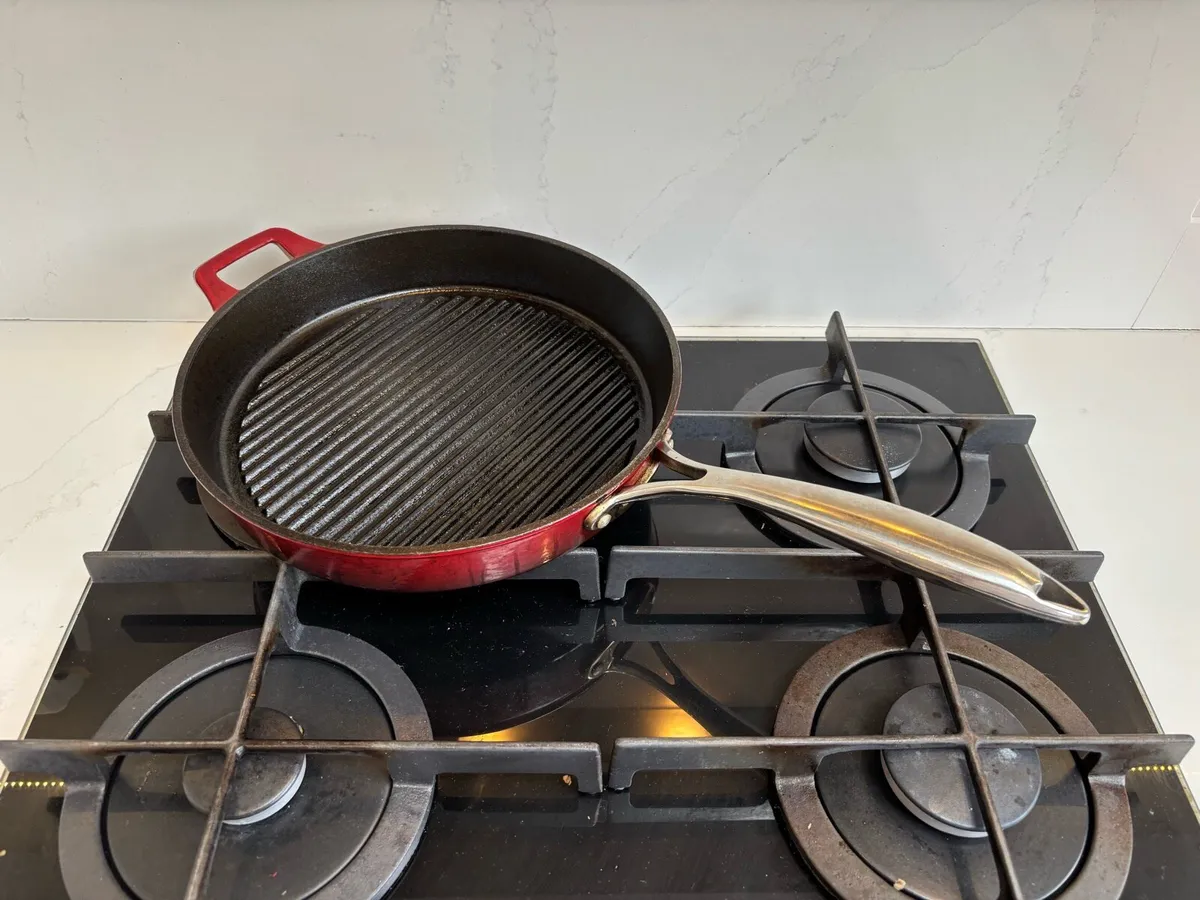 Cast Iron Griddle Pan - La Cuisine 12inch 28cm - Image 2