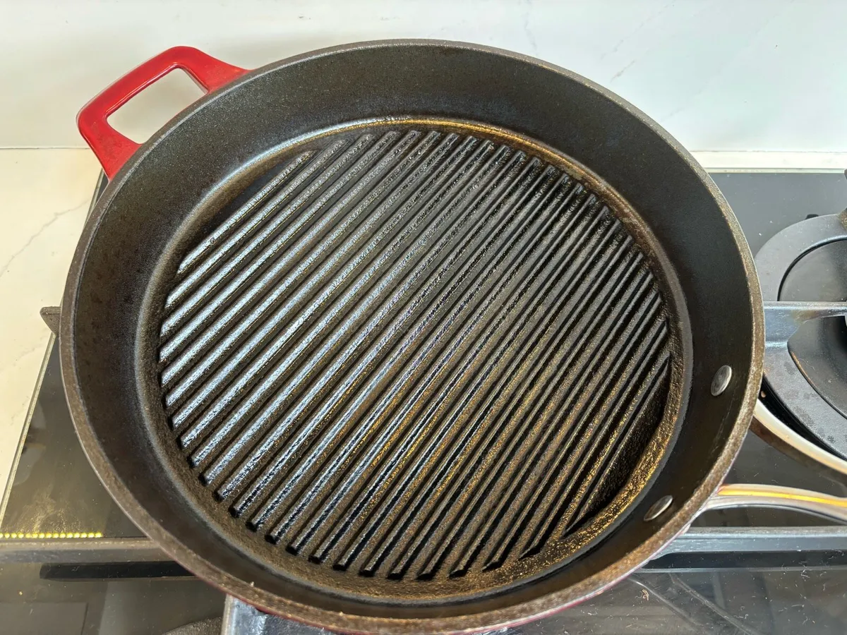 Cast Iron Griddle Pan - La Cuisine 12inch 28cm - Image 3