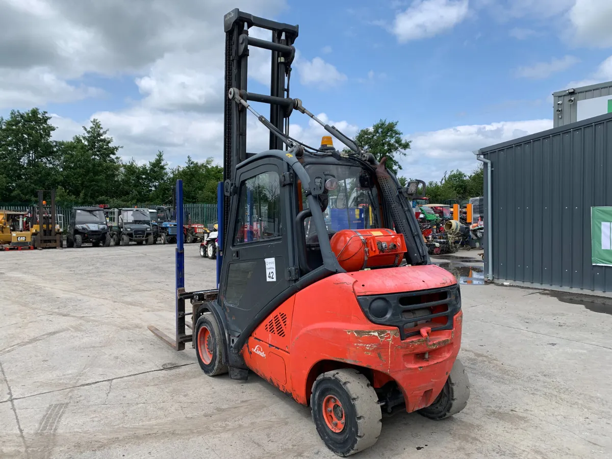 BID ONLINE NOW - 2010 LINDE 3.5T GAS FORKLIFT - Image 4