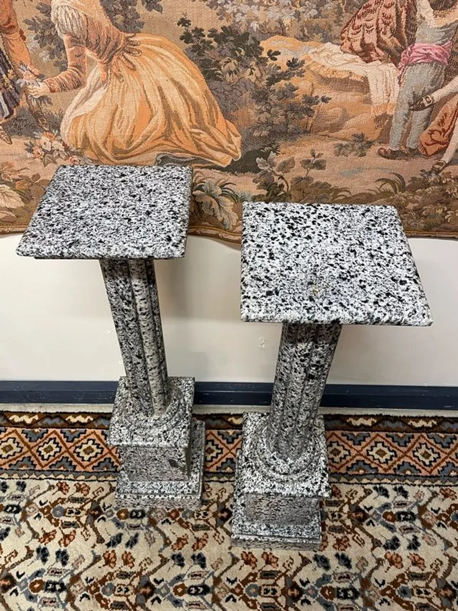 Pair of Marble Pedestals / Columns - Image 2