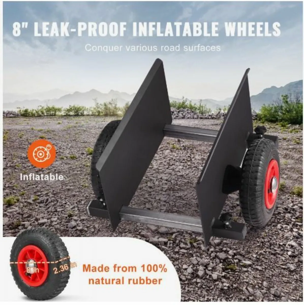 Panel Dolly 600 lbs Drywall Door Cart - Image 2
