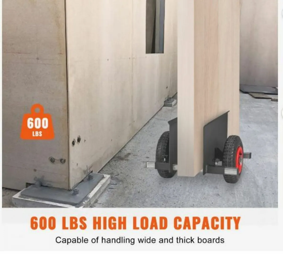 Panel Dolly 600 lbs Drywall Door Cart - Image 3