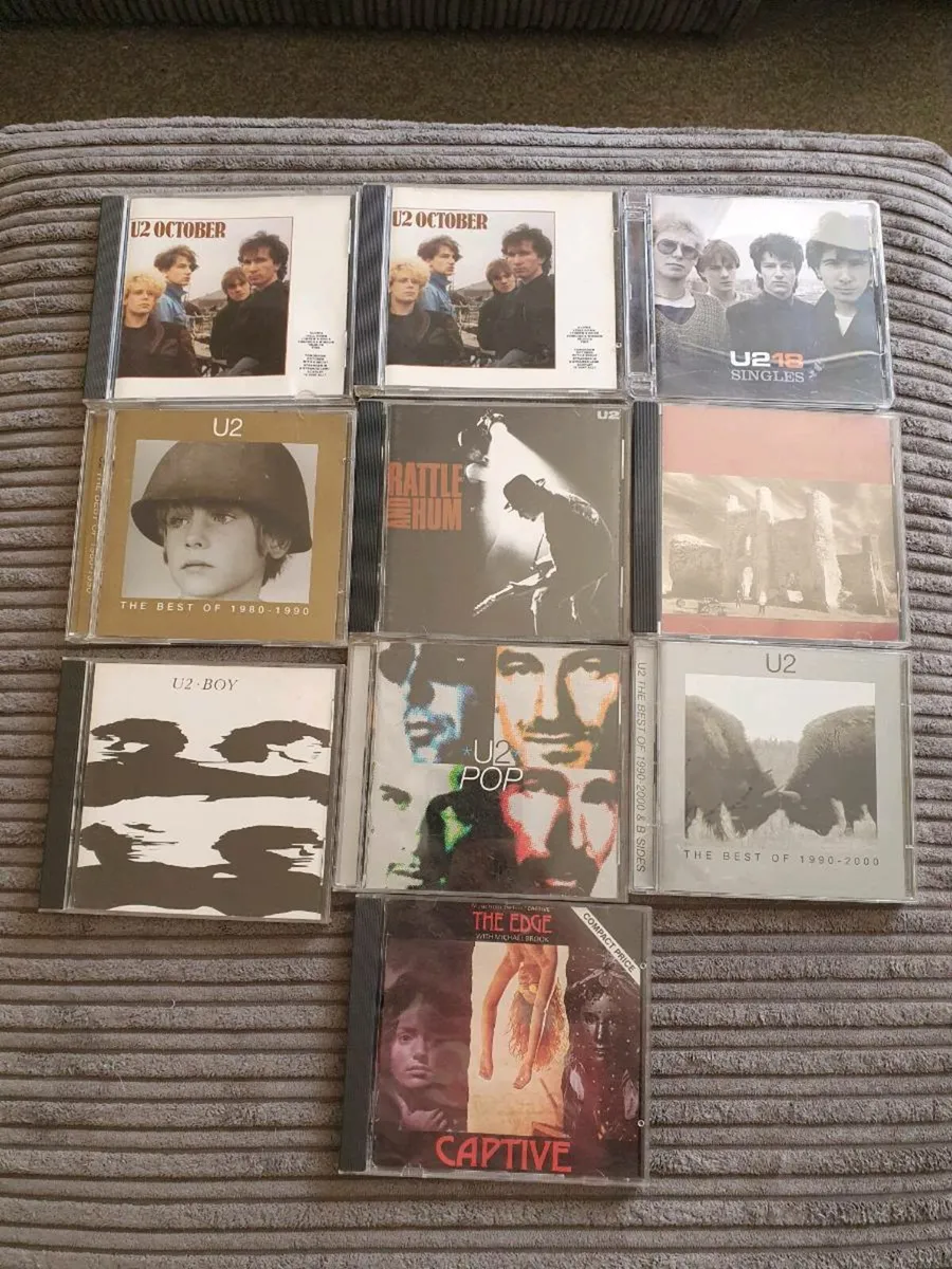 U2 Various CD Albums Lot