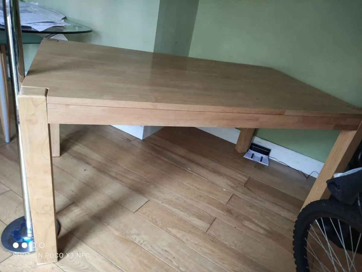 Solid Wooden kitchen table h 75cm *90*160 - Image 4