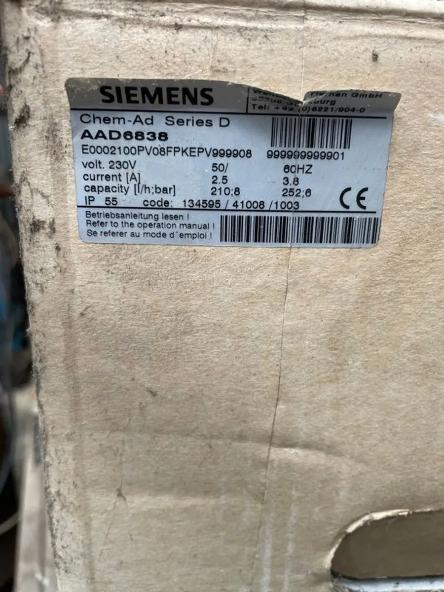 Siemens metering pump - Image 2