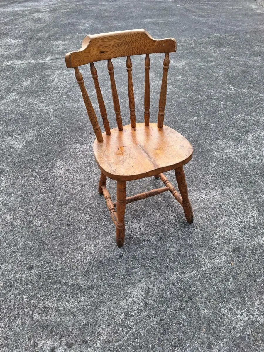 Sturdy old kitchen chair - Image 1