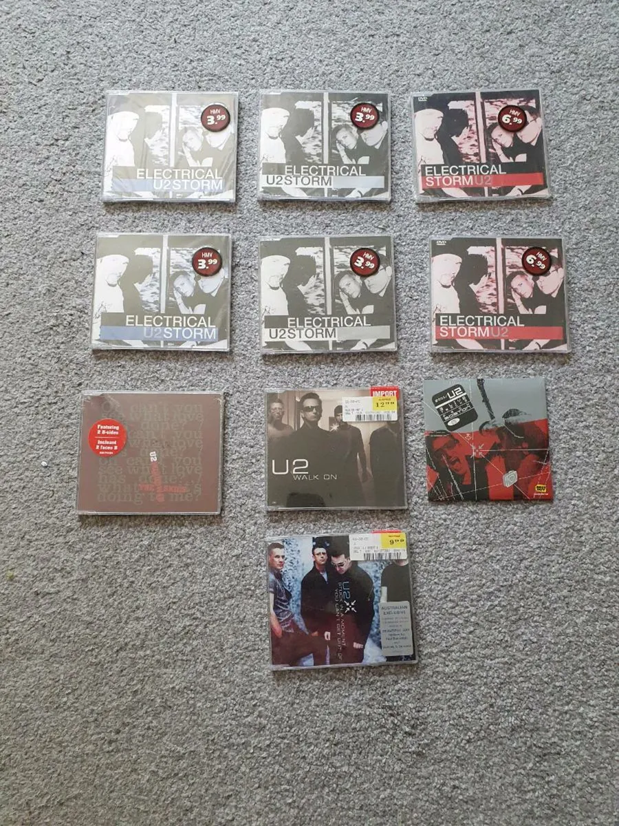 U2 Brand New Various CD Singles Lot