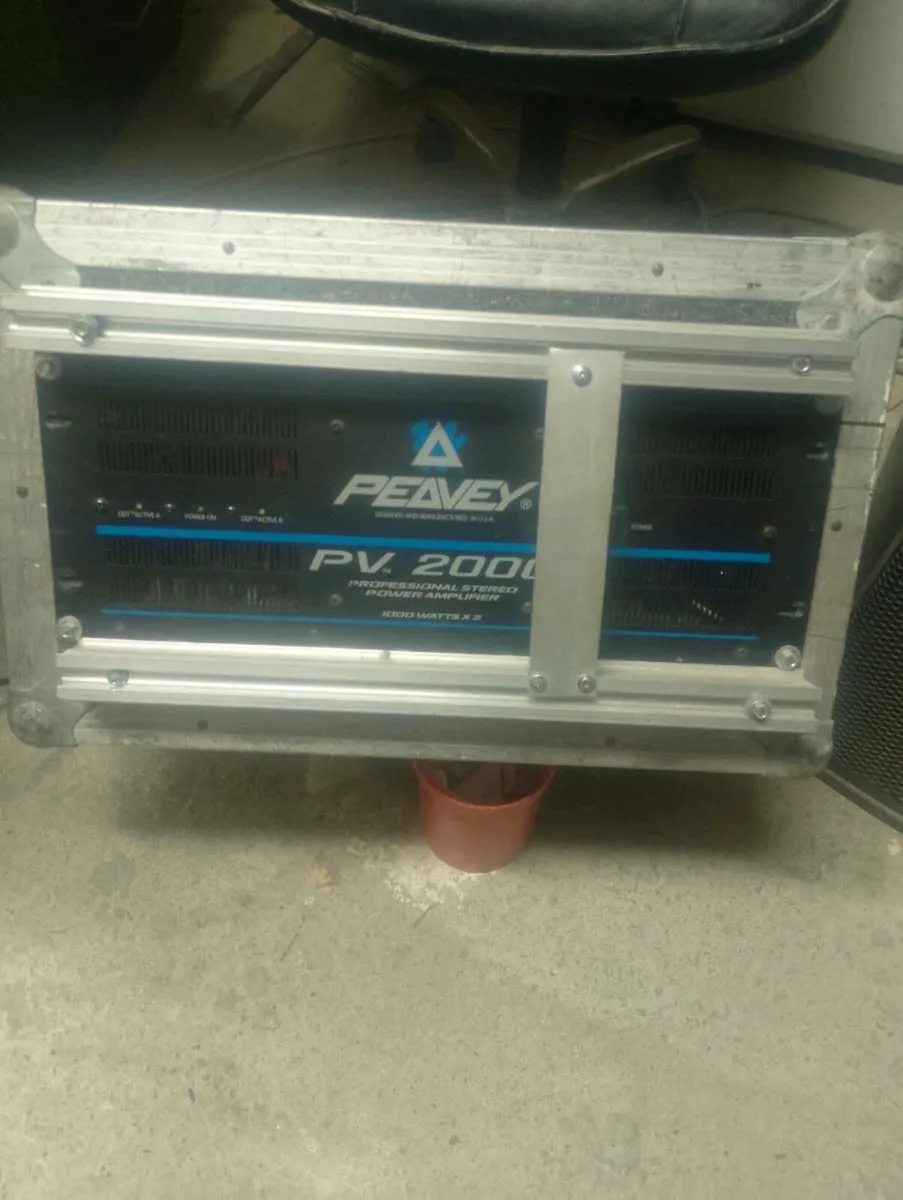 Pa speakers and amplifier - Image 3