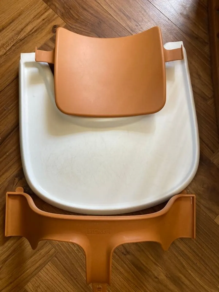 Stokke Tripp trap toddler seat, tray and cover - Image 1