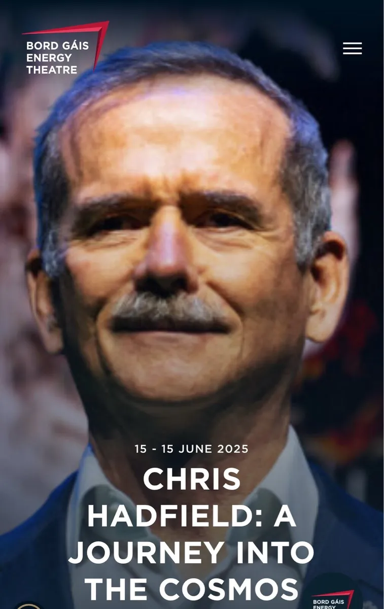 Chris Hadfield Bord Gais 15th June 630pm - Image 1
