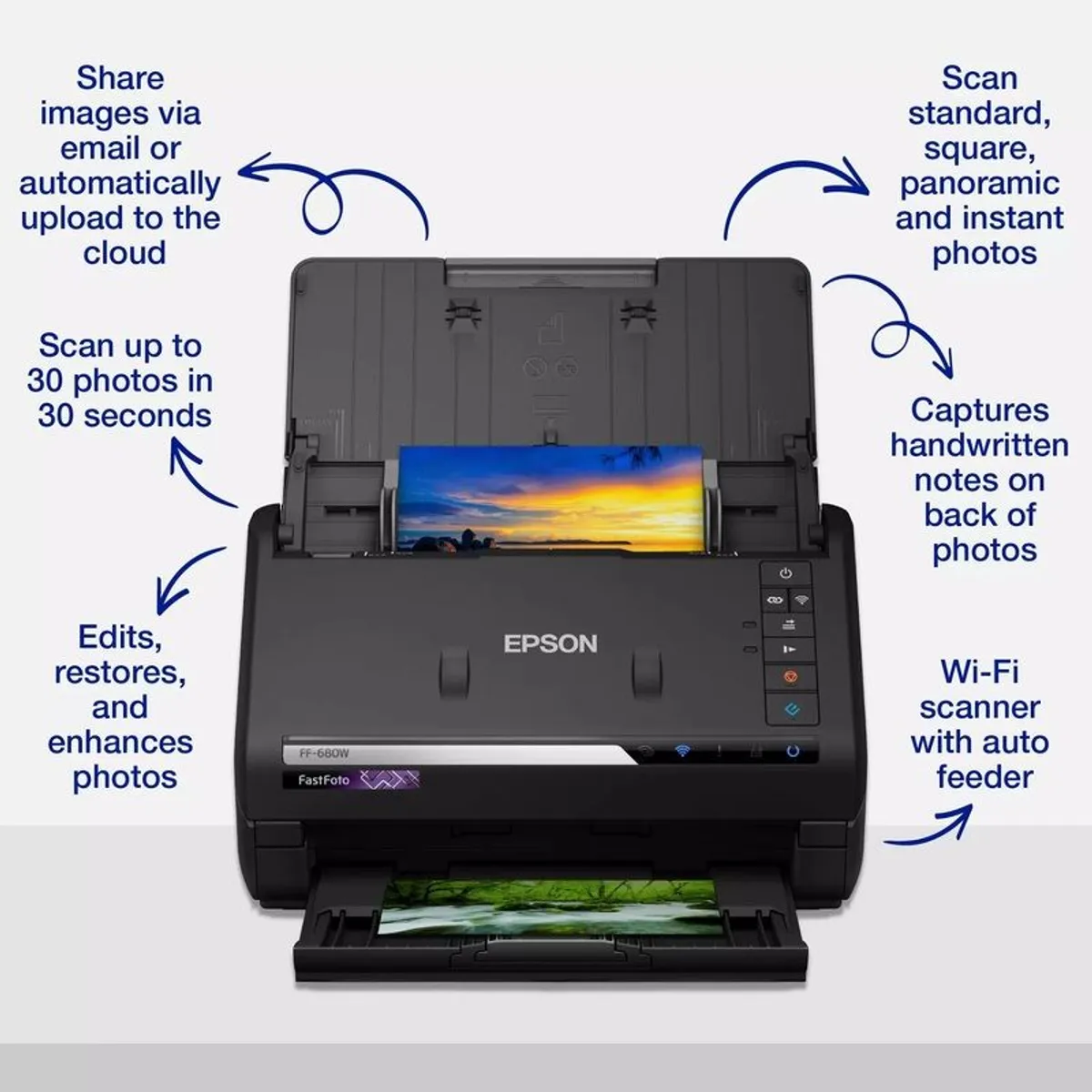 Epson FastFoto FF-680W Photo Scanner - Image 2