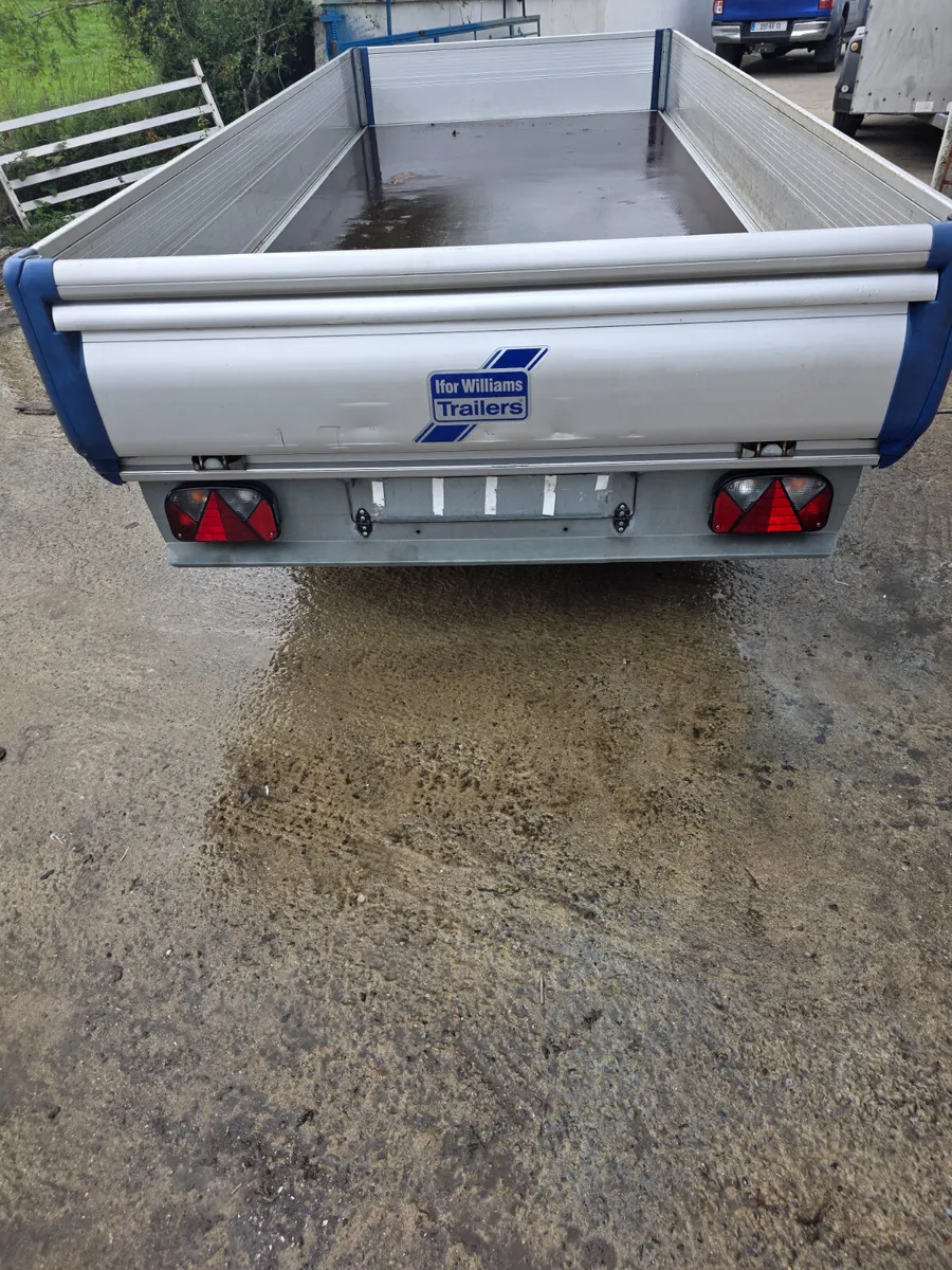 As new ifor Williams 12x5 dropside trailer - Image 3