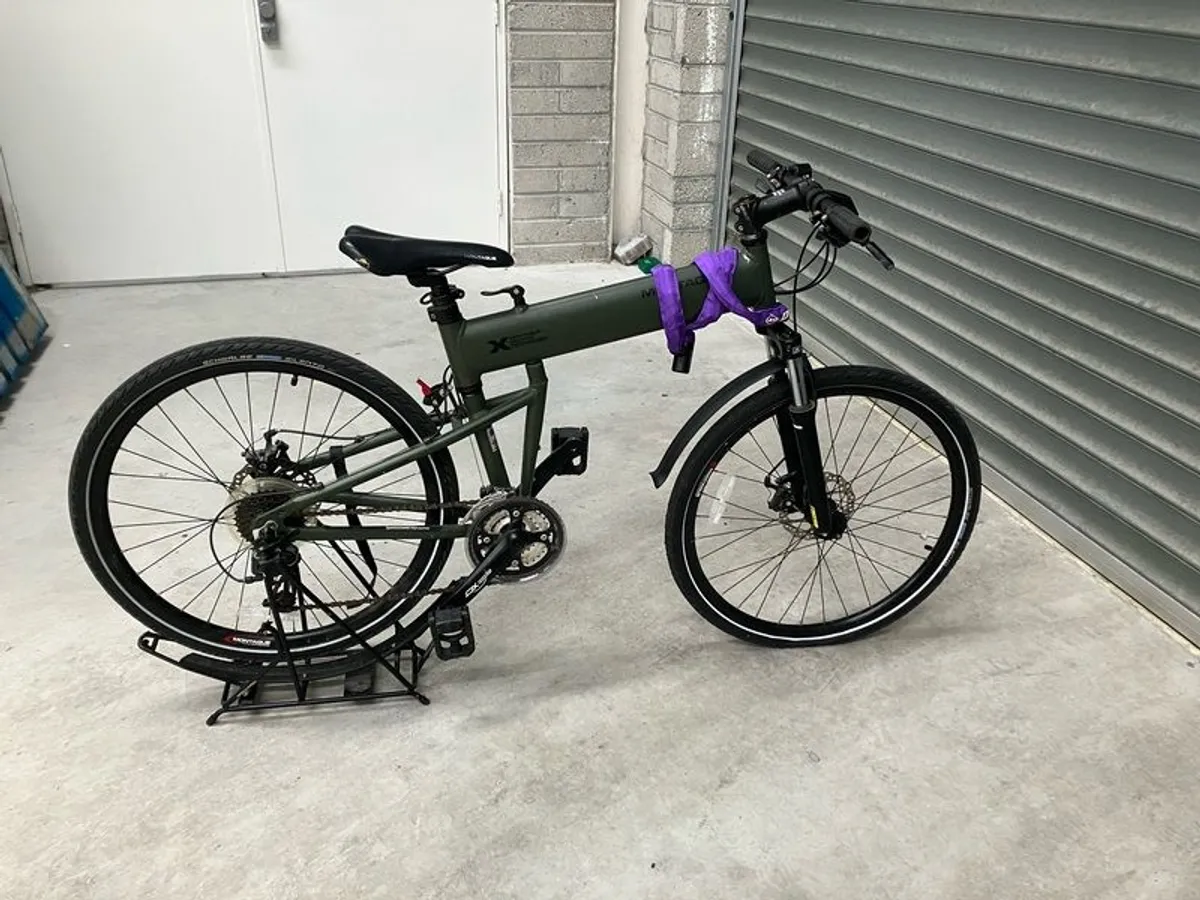 Folding Mountain bike with Bike bag - Image 2