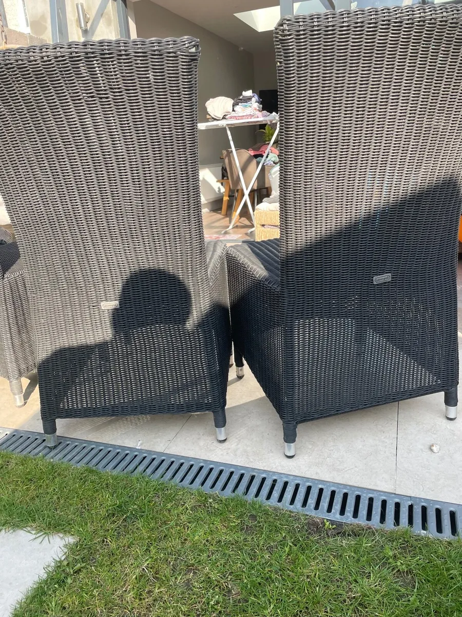 4 leisuregrow rattan chairs - Image 3