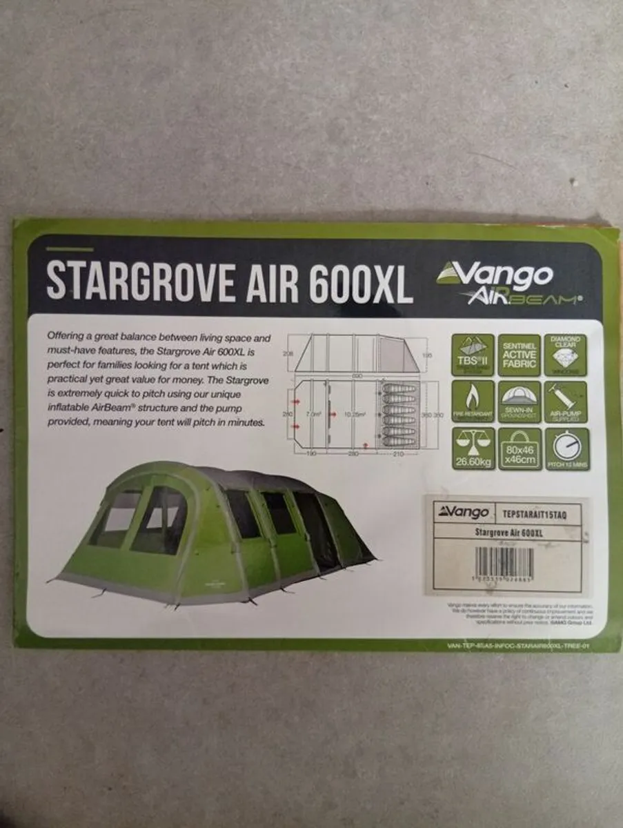 Tent Vango Star grove Air 600XK - Image 2