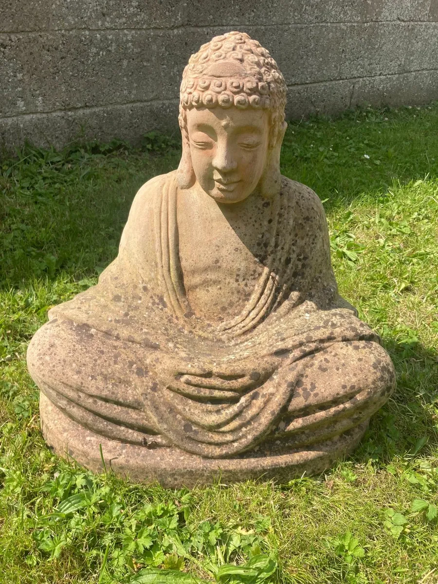 Garden Buddha - Vintage - Terracotta - Image 1