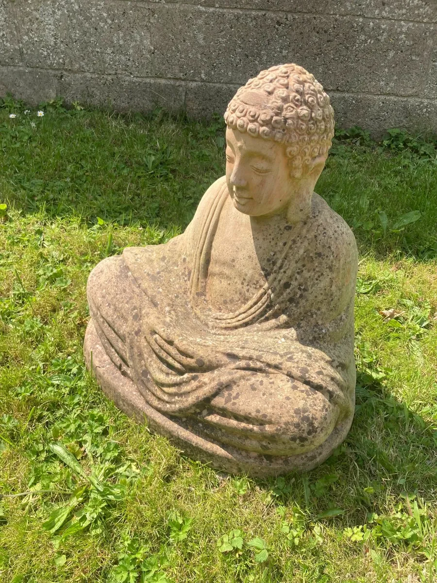 Garden Buddha - Vintage - Terracotta - Image 3