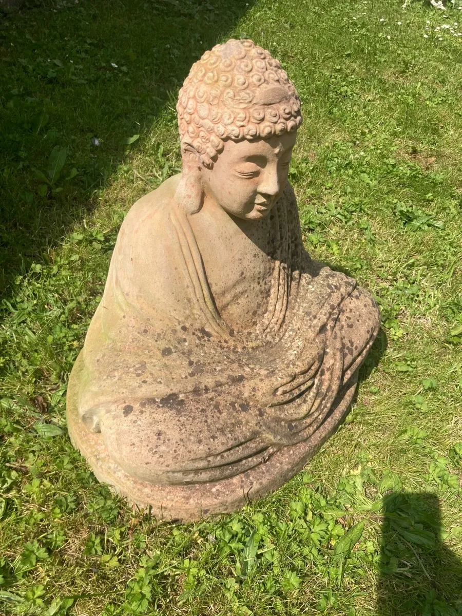Garden Buddha - Vintage - Terracotta - Image 4