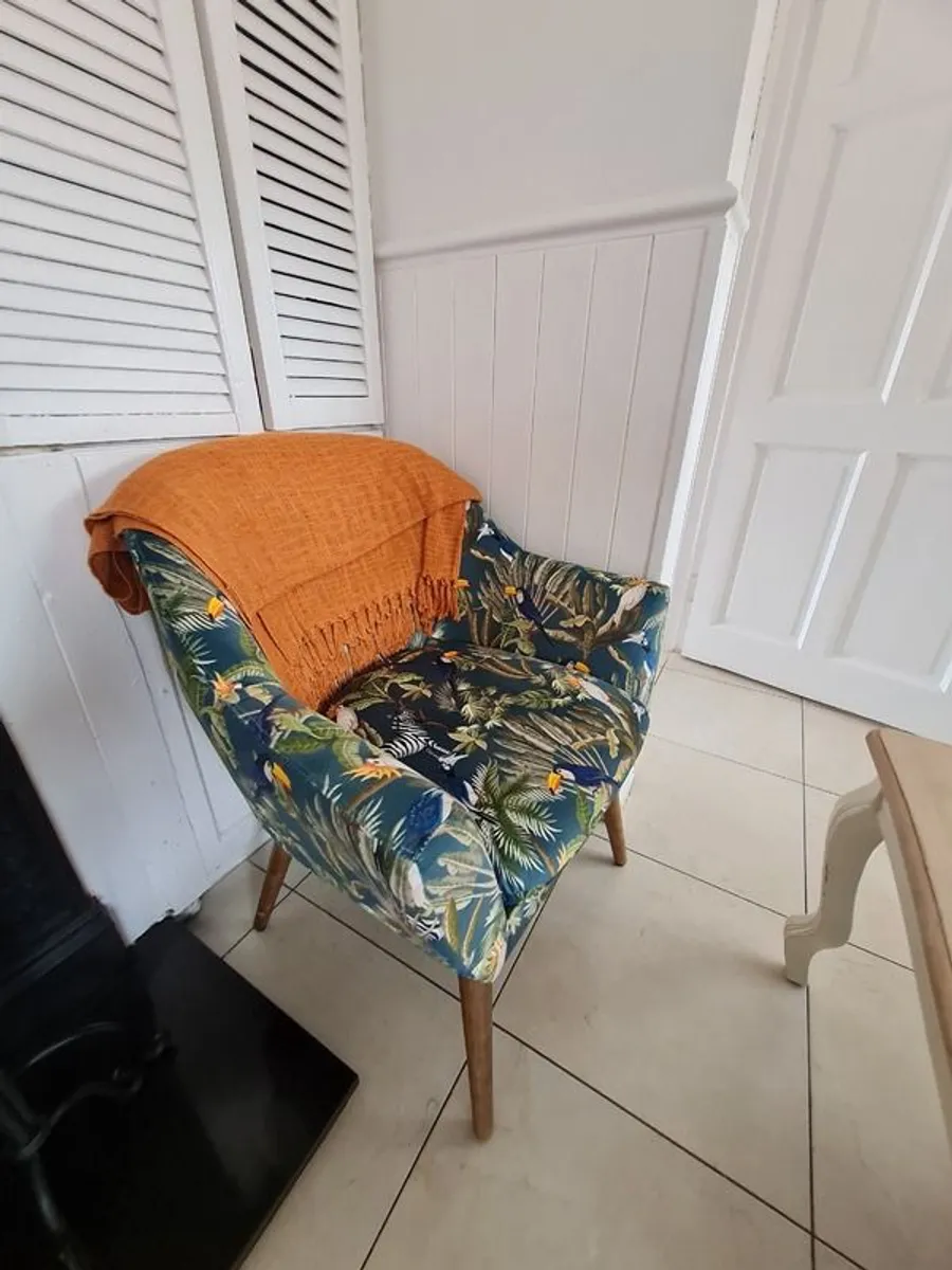 2 tropical arm chairs - Image 2