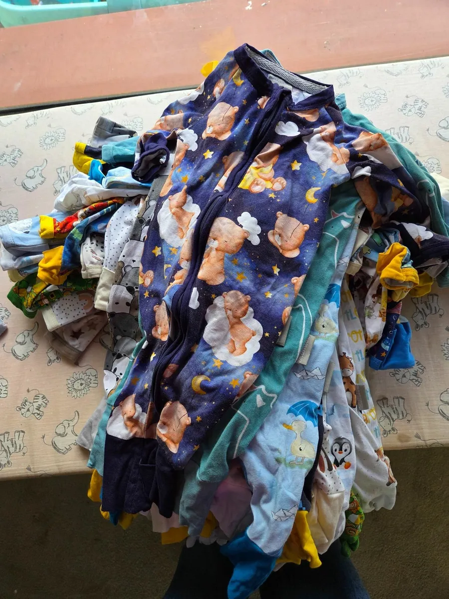 'The little one' sleepsuits - 2 sets - boys - Image 3