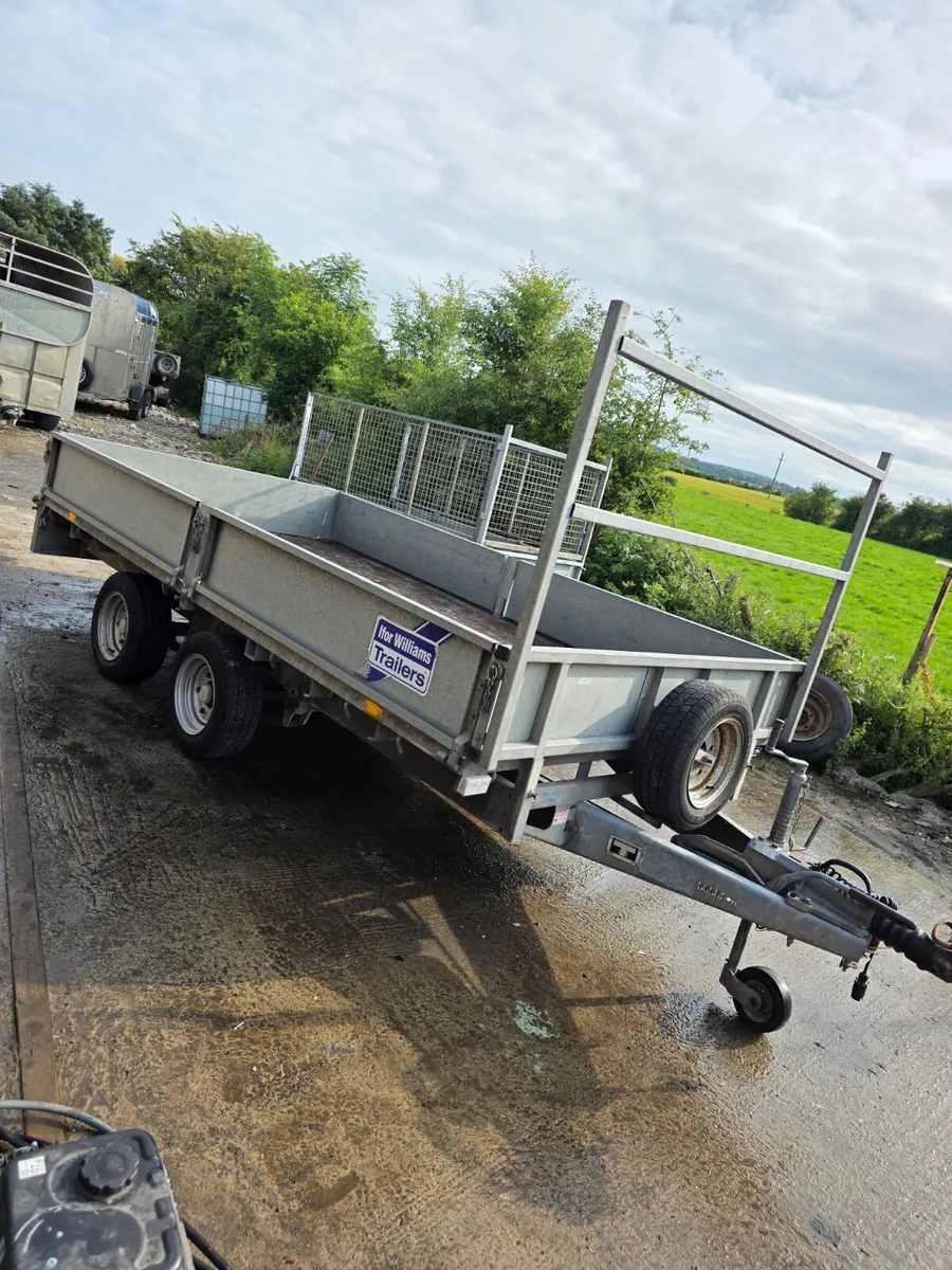 12x6ft 6 ifor Williams dropside trailer - Image 1