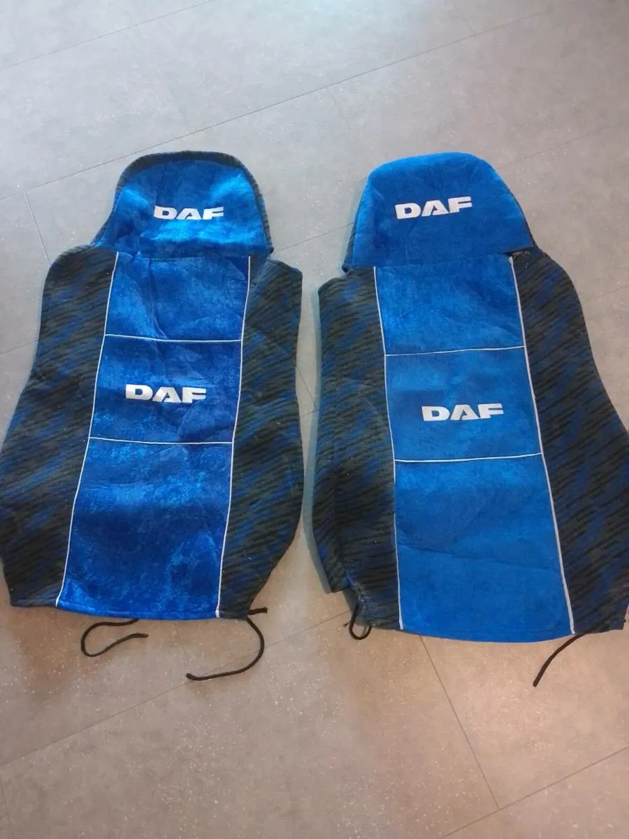 DAF truck lorry curtains, seat cove - Image 2