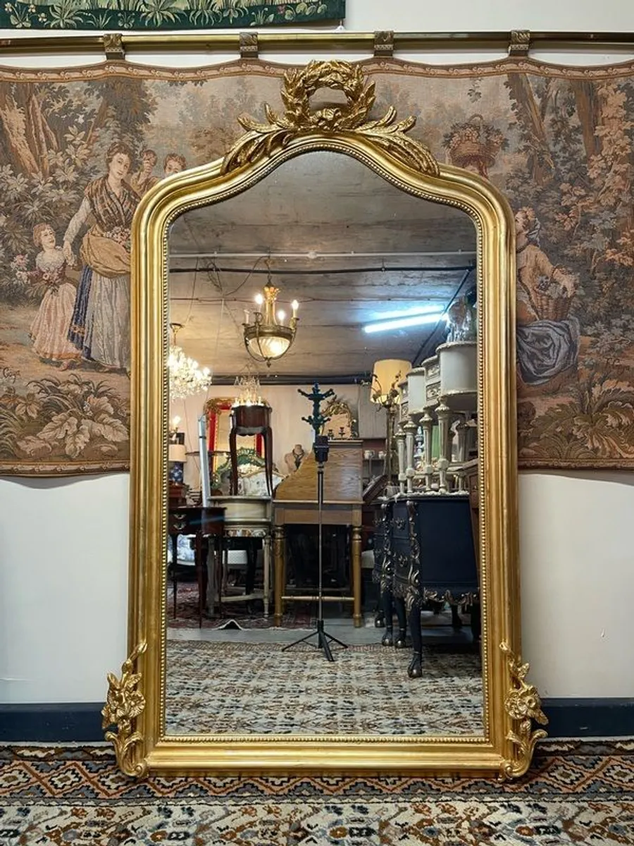 Beautiful French Style Gilt Frame Mirror. - Image 1