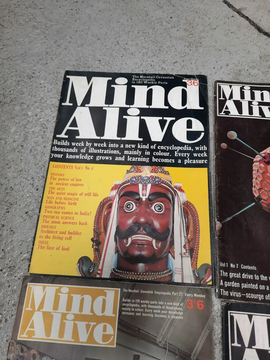1960s Encylopedia Magazines. 'MIND ALIVE'8 - Image 1