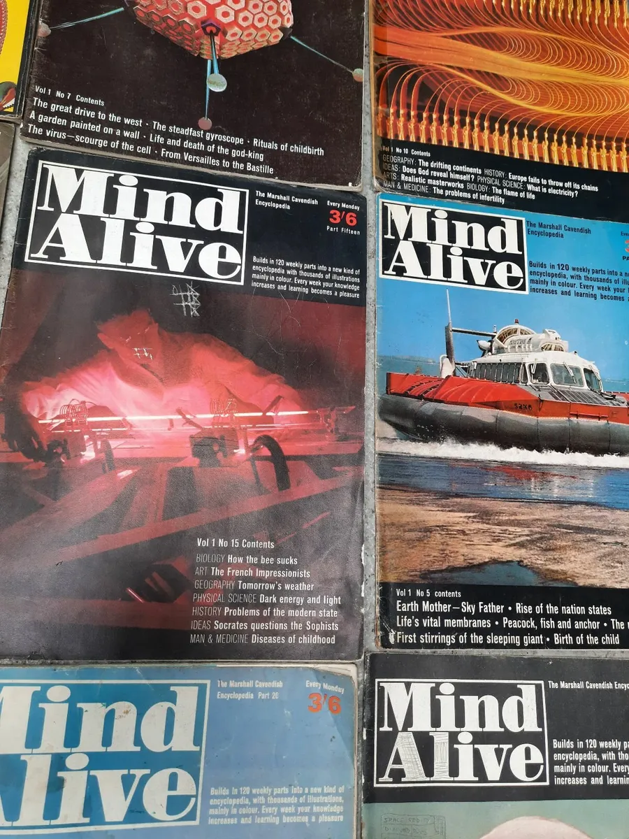 1960s Encylopedia Magazines. 'MIND ALIVE'8 - Image 2
