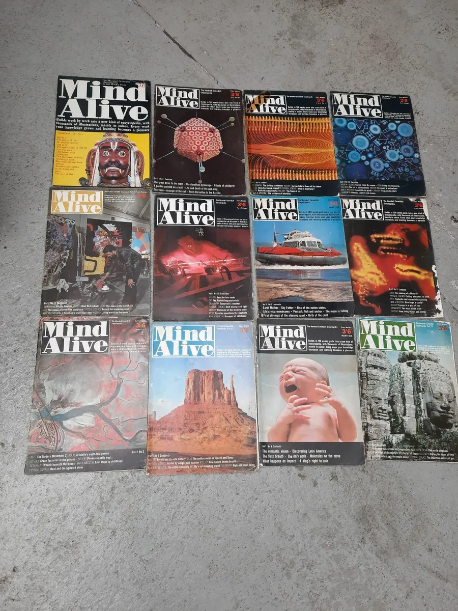 1960s Encylopedia Magazines. 'MIND ALIVE'8 - Image 4