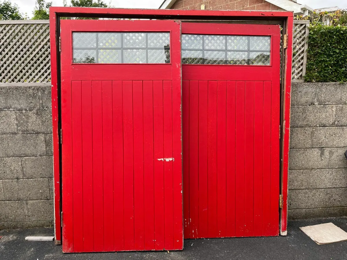 Garage Doors and Frame - Image 1