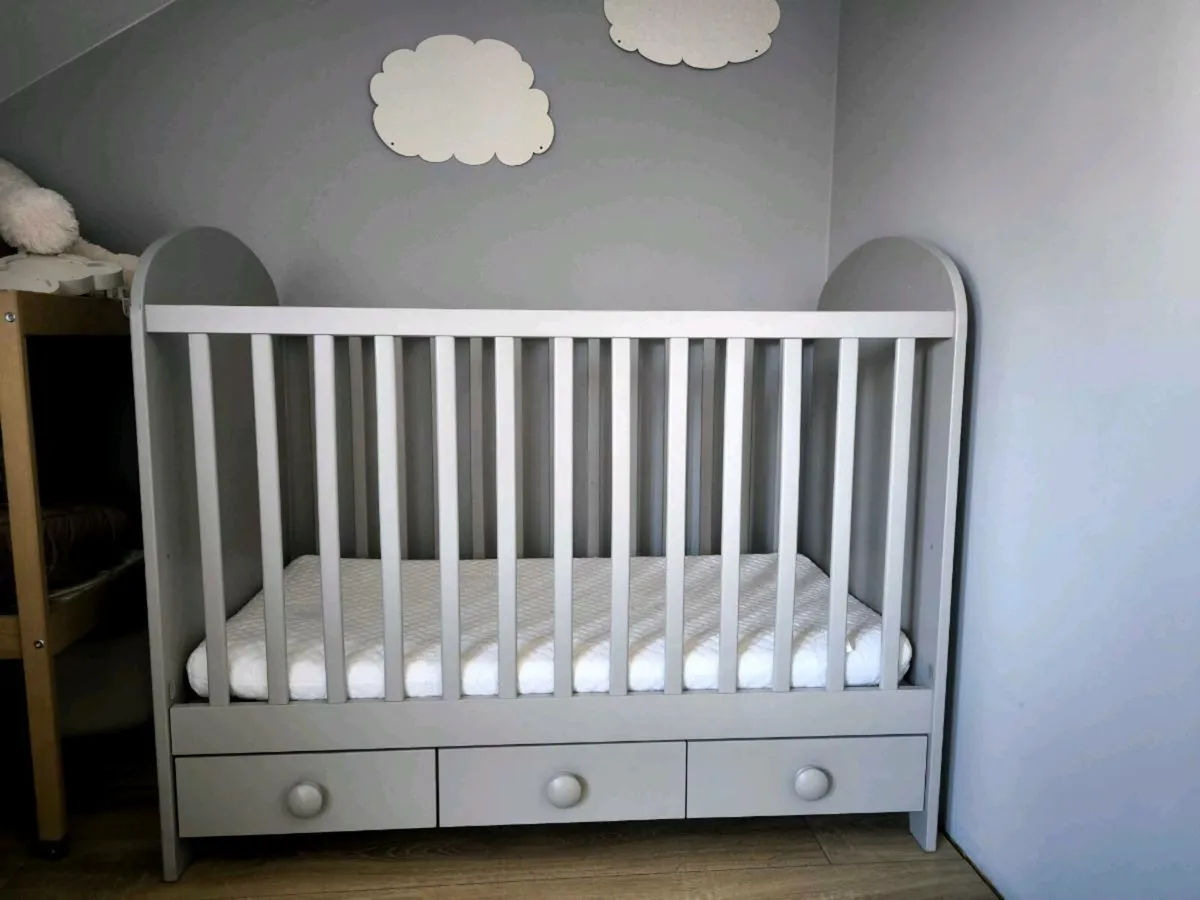 Ikea Gonatt Cot bed with Mattress 120x60cm - Image 1