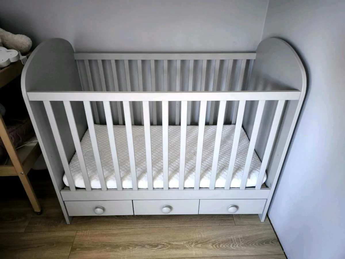 Ikea Gonatt Cot bed with Mattress 120x60cm - Image 2