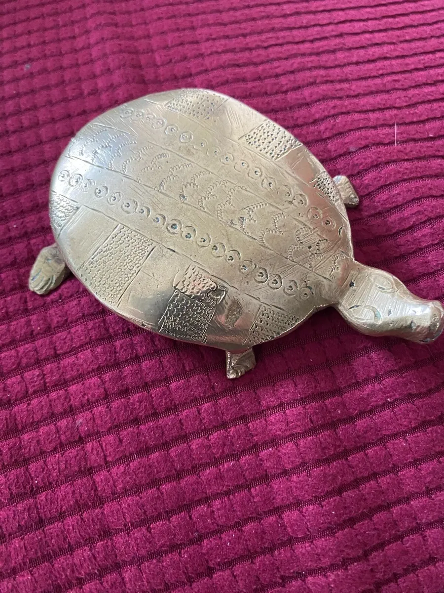Brass Turtle Paperweight - Image 2