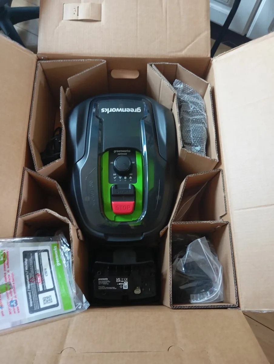 Greenworks robotic mower - Image 1