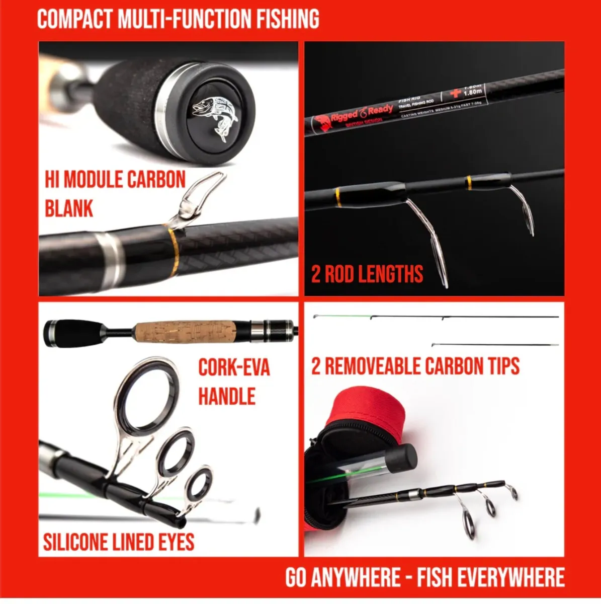 Rigged and ready travel rod - Image 3