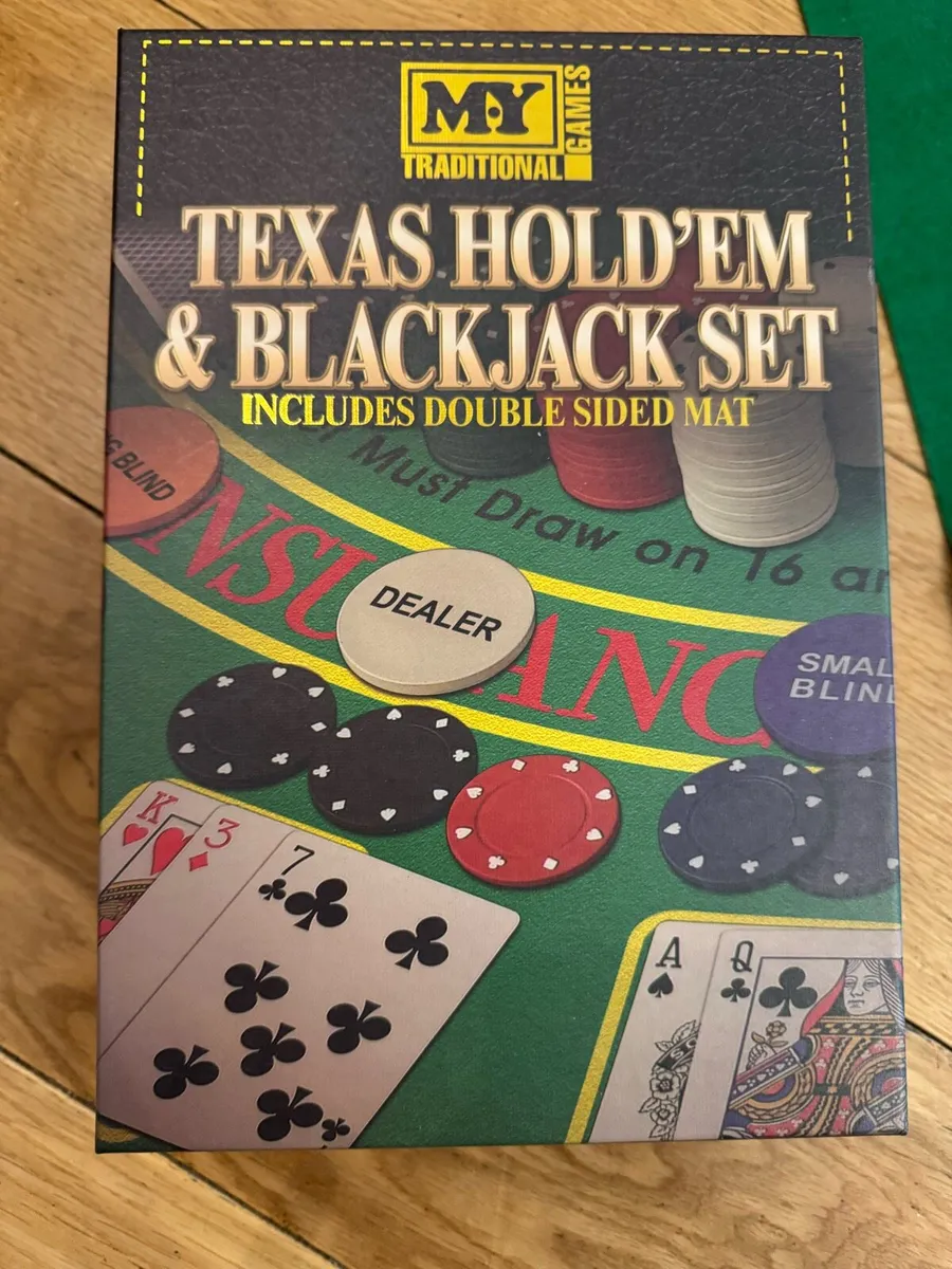 Texas Hold'Em Poker & Blackjack Set - Image 1
