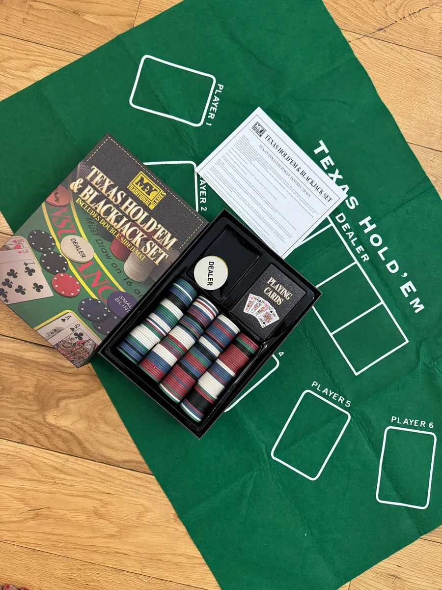 Texas Hold'Em Poker & Blackjack Set - Image 2