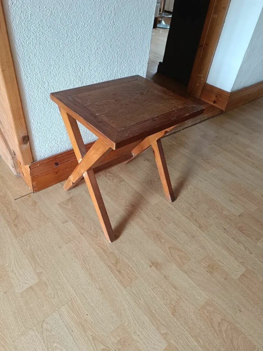 Vintage Folding Side Table