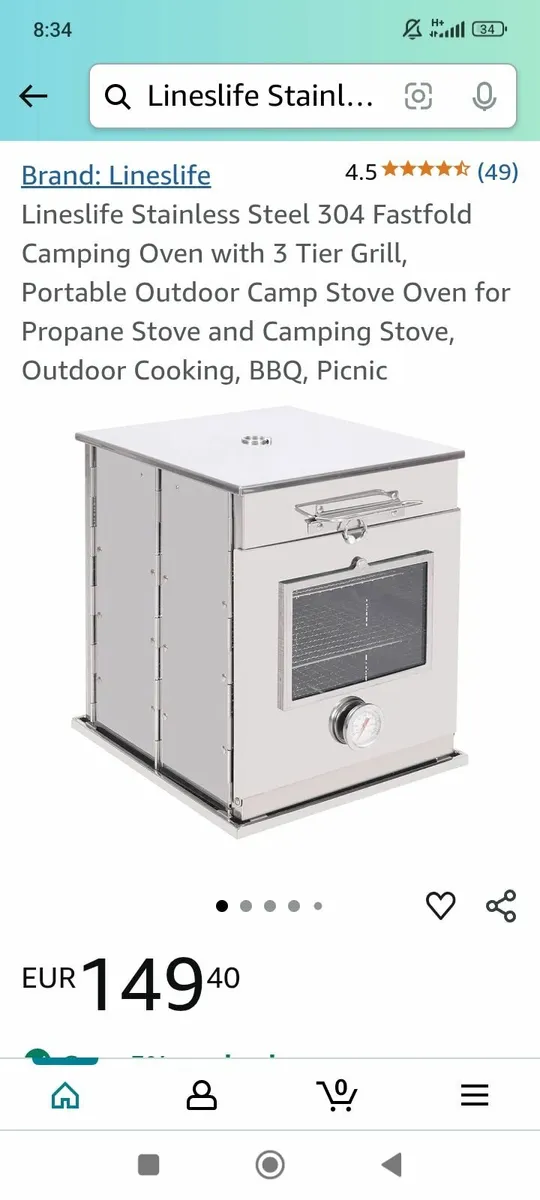 Portable Camping Oven (New) - Image 2