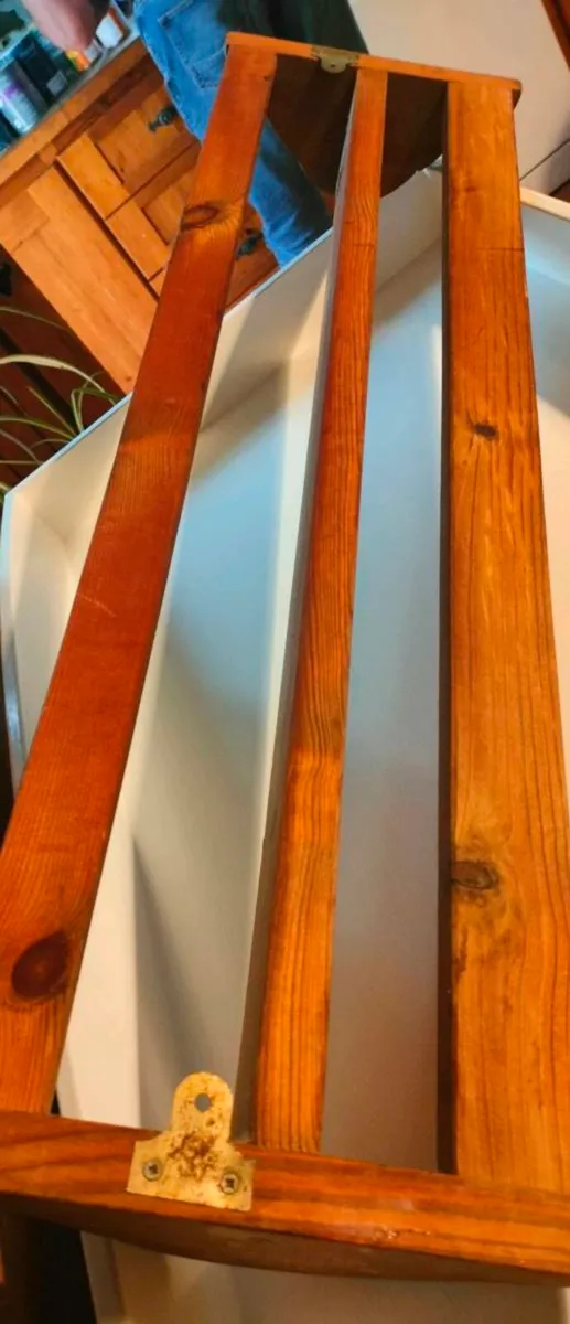 Penny Pine beeswax pine wall shelf and Mug Holder. - Image 4