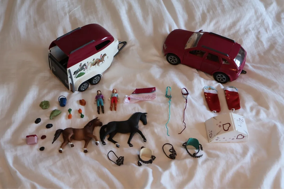 Schleich horse car and trailer - Image 1