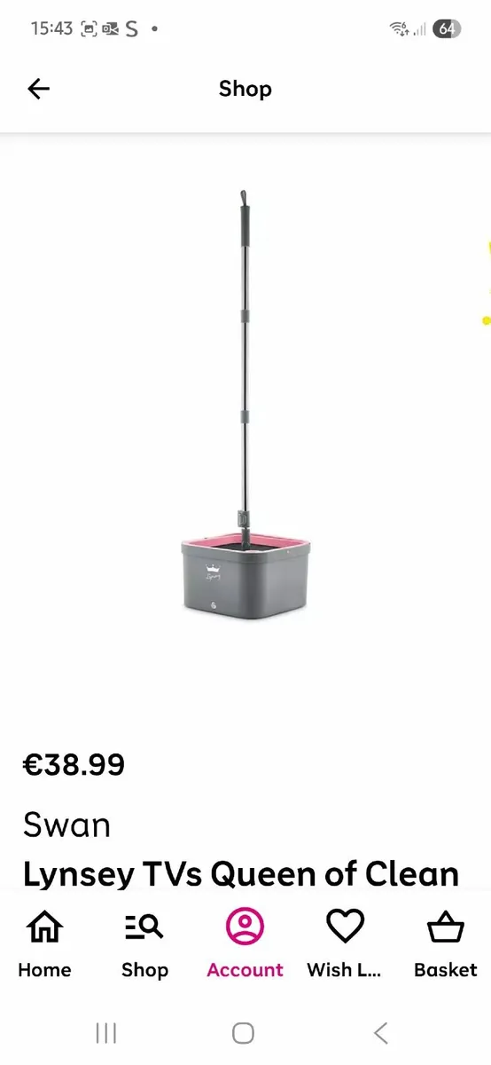 Swan Spin Mop